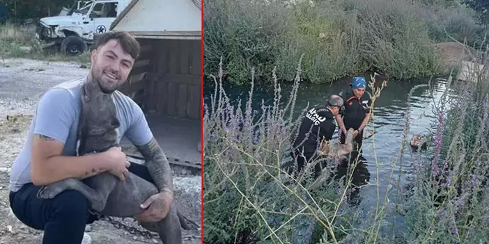 Serinlemek için girdiği akarsuda can verdi
