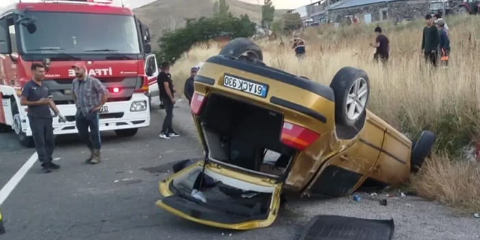 Erzurum’da akılalmaz kaza: 2 ölü,2 yaralı