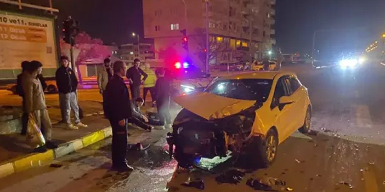 Midyat’ta otomobil ile kamyonet çarpıştı: 2 yaralı