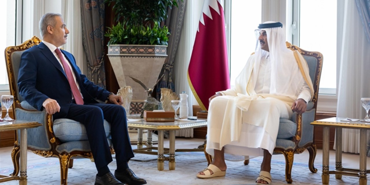 Bakan Fidan, Katar Emiri Şeyh Temim ile Doha’da görüştü