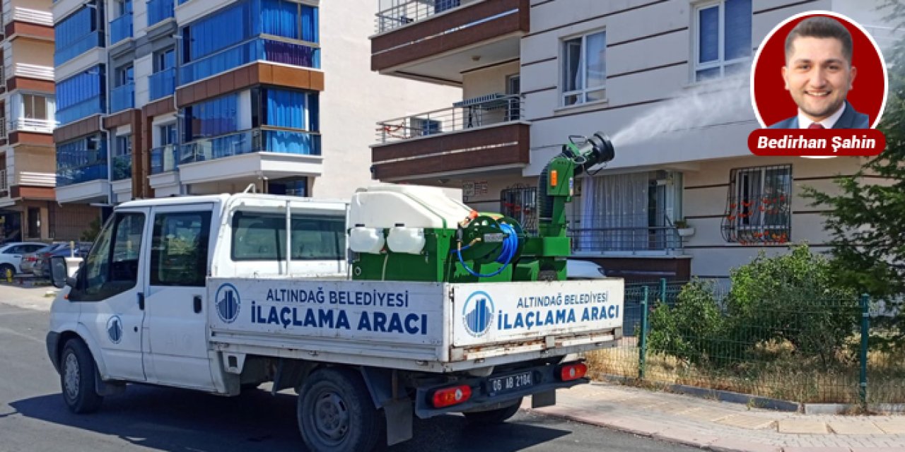 Altındağ’da sinek ve haşerelere karşı mücadele sürüyor