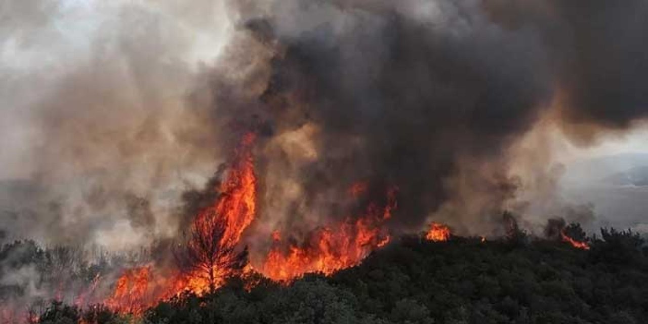 Çanakkale yangını ikinci gününde: 7 köy boşaltıldı