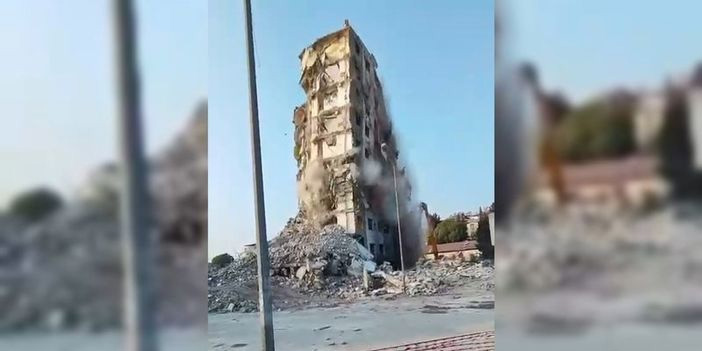 Osmaniye’de yıkım sırasında faciadan dönüldü: Operatör son anda kurtuldu