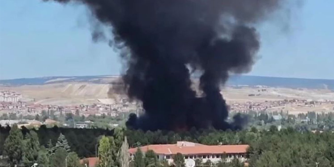 Kütahya’daki askeri tugayda yangın paniği