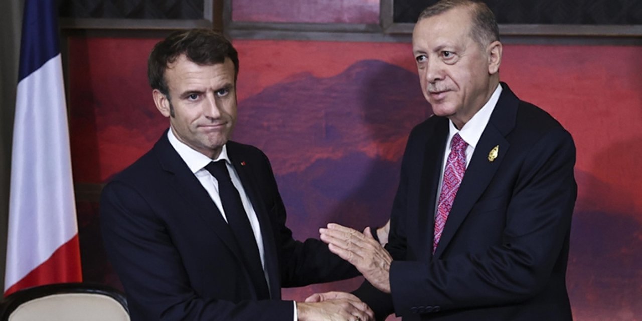 Erdoğan ile Macron telefonda görüştü