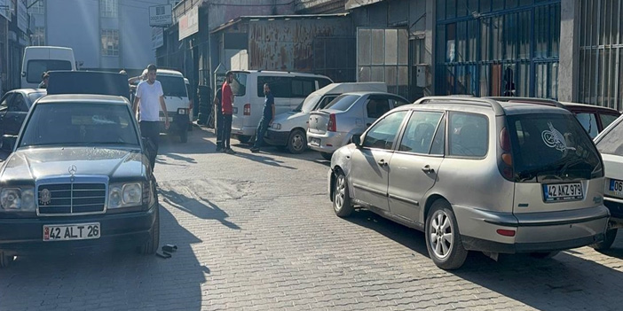 Konya’da oto tamir kavgası: Ustanın parmağı pala darbesiyle koptu