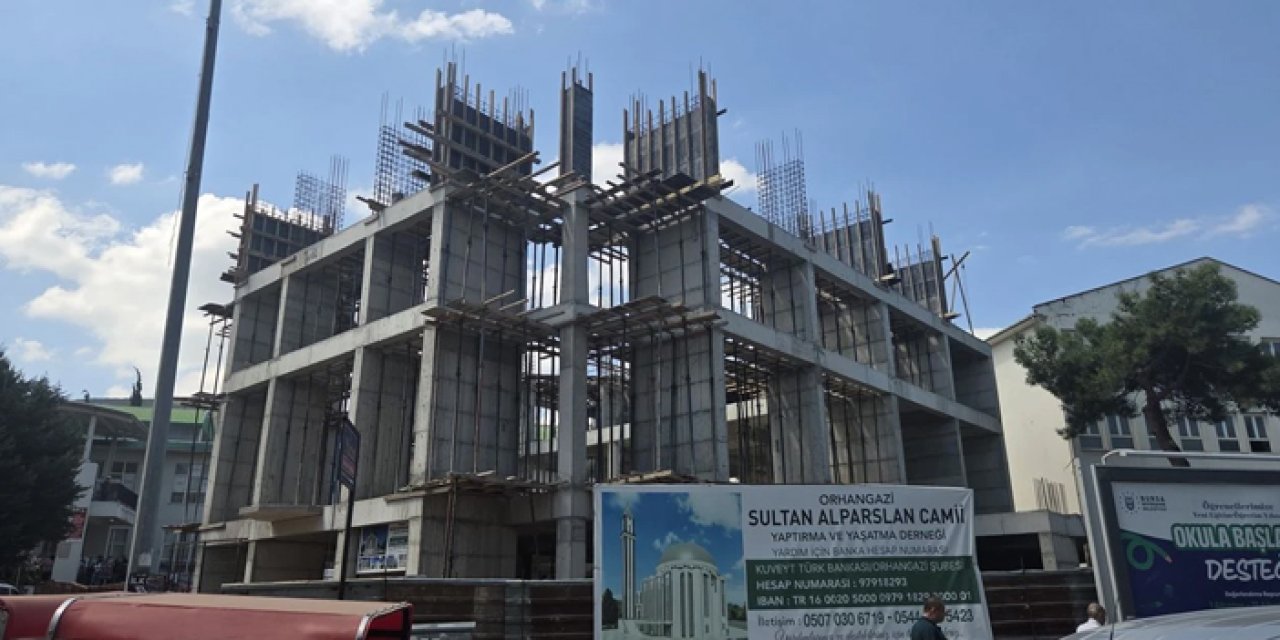 Bursa’da cami inşaatında can pazarı