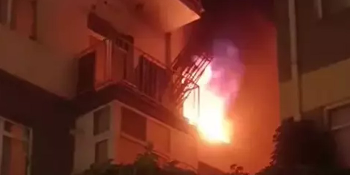 Ankara’da apartman yangını korkuttu