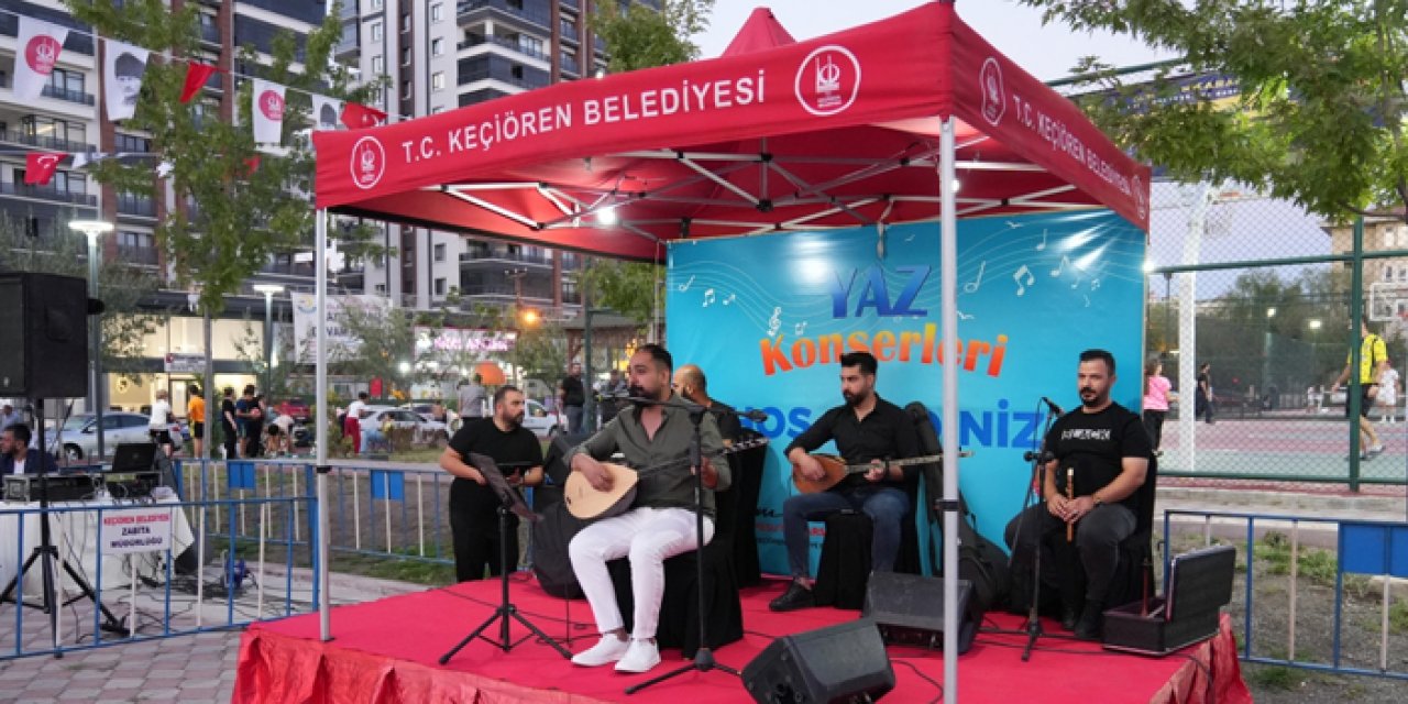 Keçiören’de yaz coşkusu devam ediyor