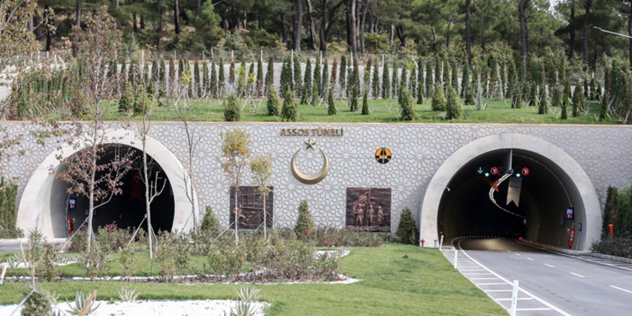 Çanakkale’deki tüneller seyahat süresini kısalttı