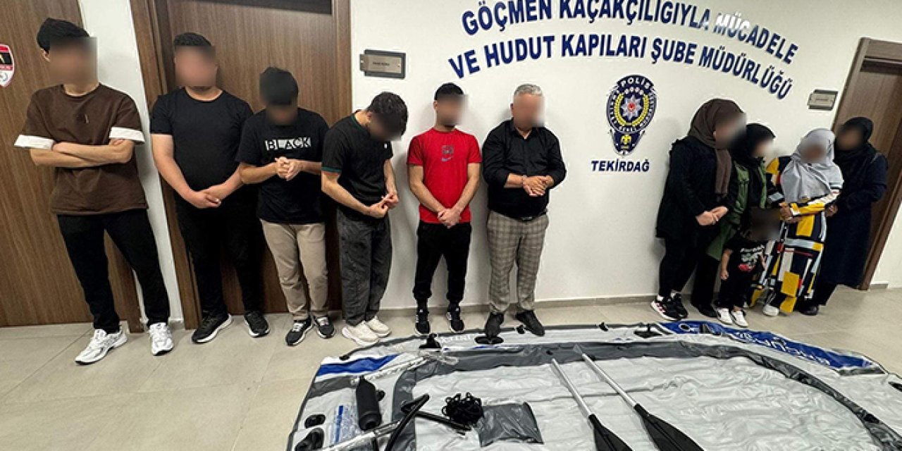 Tekirdağ’da kaçak göç operasyonu