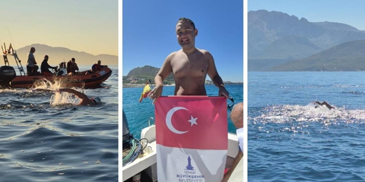 Tuna Tunca, otizmli Türk sporcu olarak Cebelitarık Boğazı’nı geçti