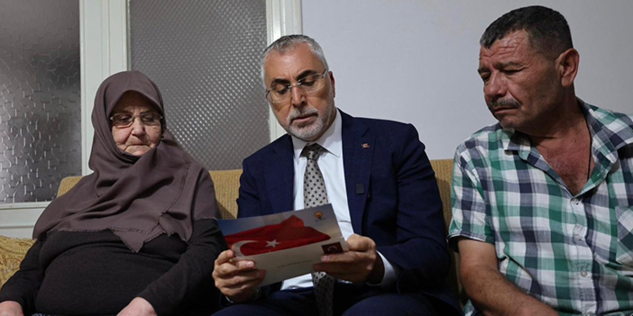 Bakan Işıkhan’dan Şehit ailelerine ziyaret: “Terörsüz Türkiye hedefimiz”