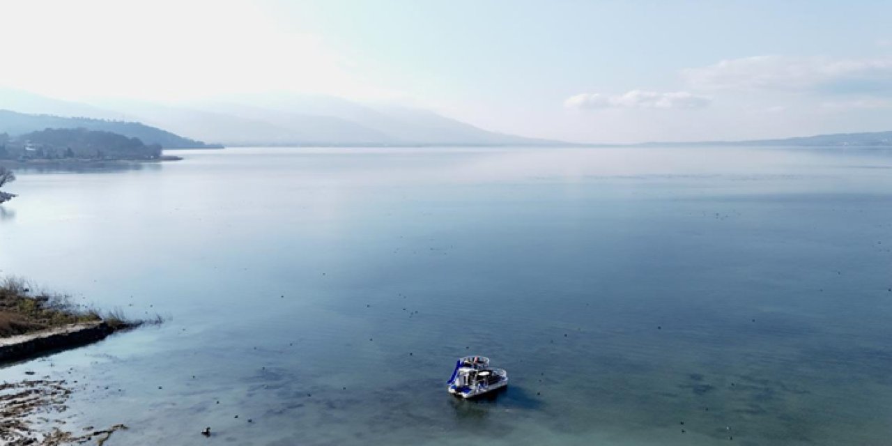 Sapanca Gölü’nde su seviyesi yükseldi