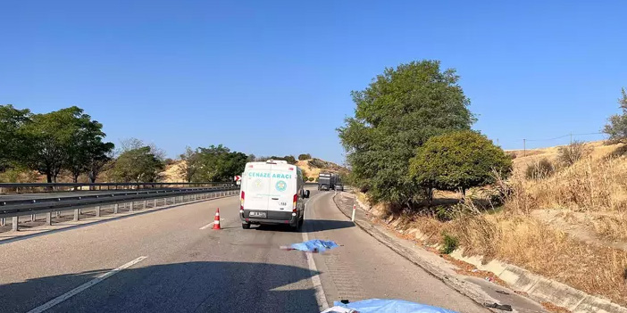Lastik değiştirirken kamyonet çarptı: Çift yaşamını yitirdi, 2 çocuk yaralı