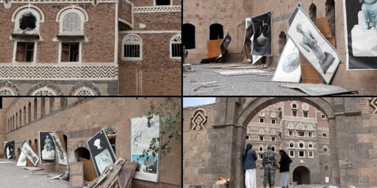 Yemen Ulusal Müzesi büyük hasar gördü