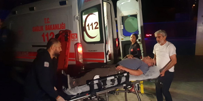 Komşularını kurtarmaya çalışırken çatıdan düşüp yaralandılar
