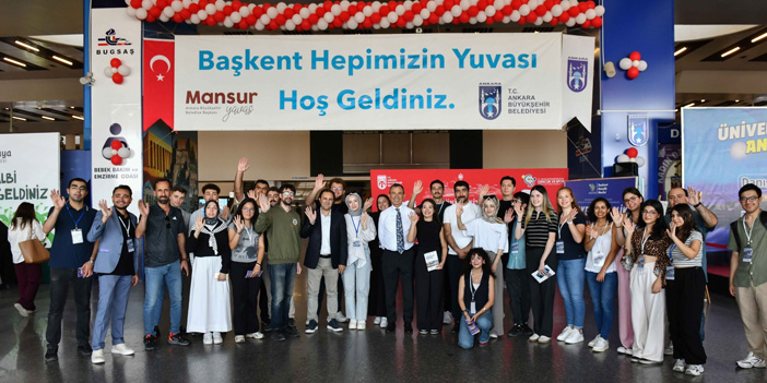 “Üniversite Ankara’da okunur” projesi ile öğrencilere sıcak karşılama