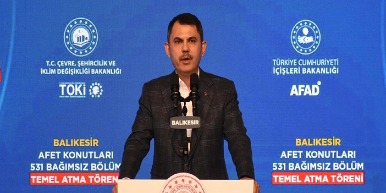 Sındırgı'da deprem konutlarının temeli atıldı