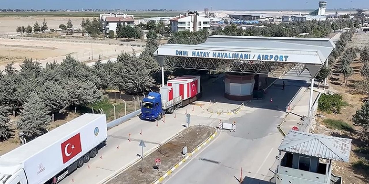 Türkiye’den Şam Havalimanı’na uçuş güvenliği ekipmanı desteği