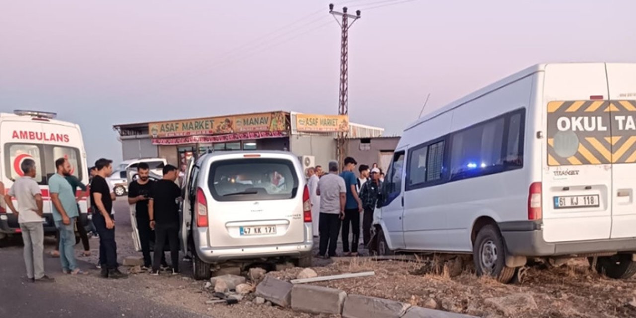 Mardin’de zincirleme kaza; 9 yaralı
