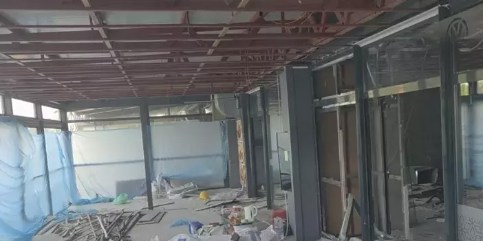 Avcılar’da kolonları kesildiği iddia edilen iş yeri mühürlendi