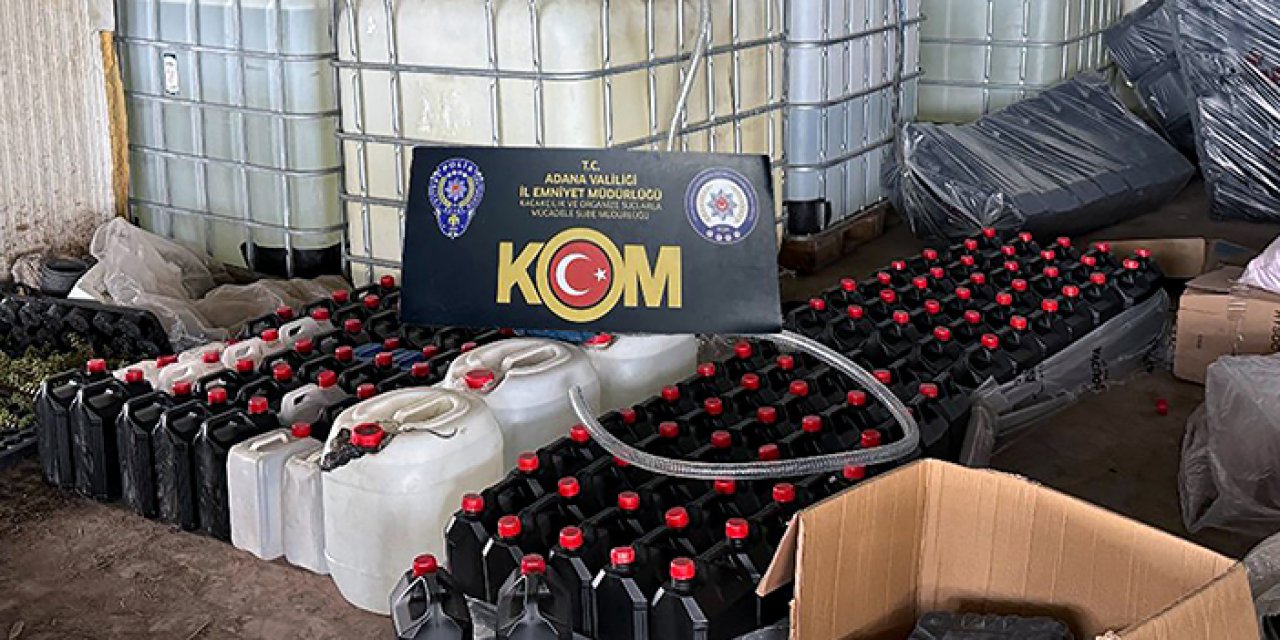 Adana merkezli sahte içki operasyonu: 14 gözaltı, 7 tutuklama