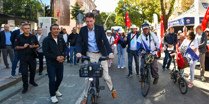 Başkent’te Avrupa Hareketlilik Haftası kapsamında 7. Cadde trafiğe kapatıldı