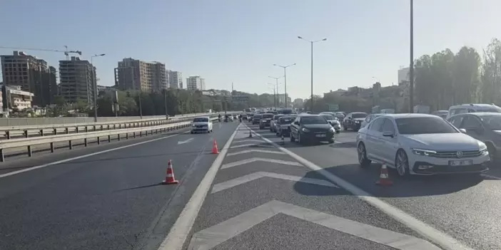 Gaziosmanpaşa’da TEM Otoyolu’nda kaza: 4 yaralı