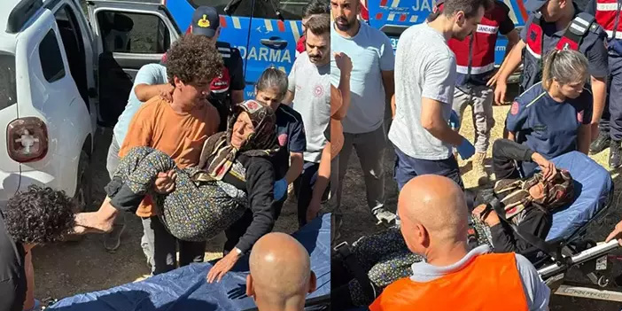Kaybolan 80 yaşındaki kadın dronla bulundu