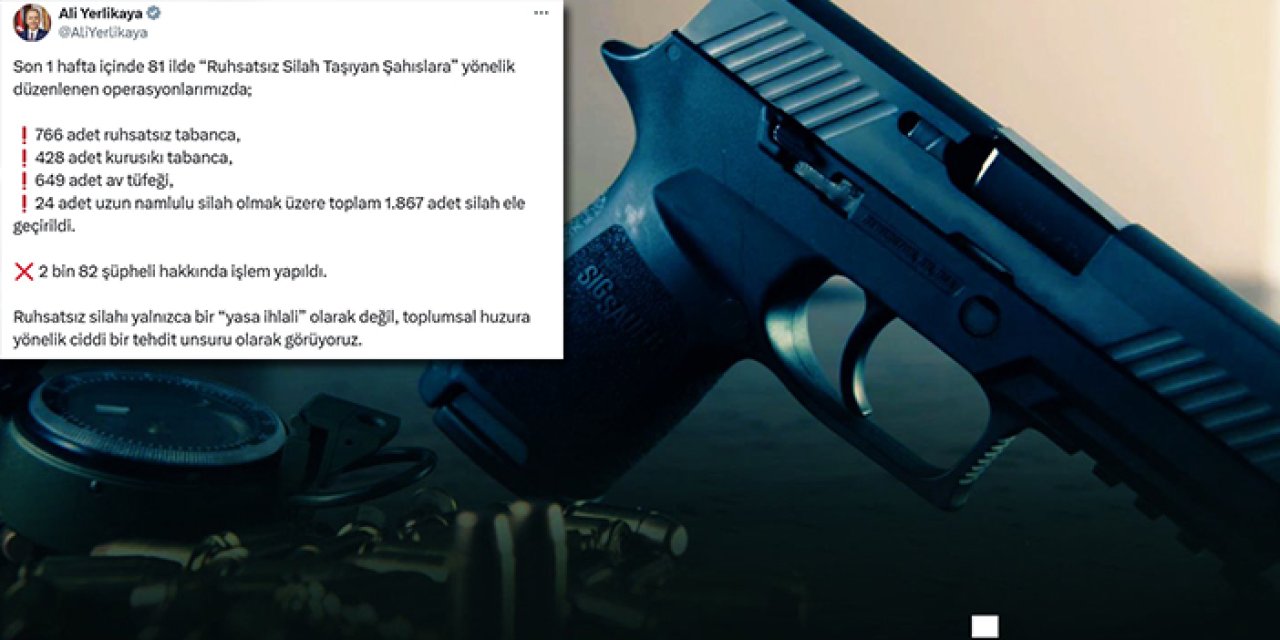 81 ilde eş zamanlı operasyon: 2 bin 82 şüpheli yakalandı
