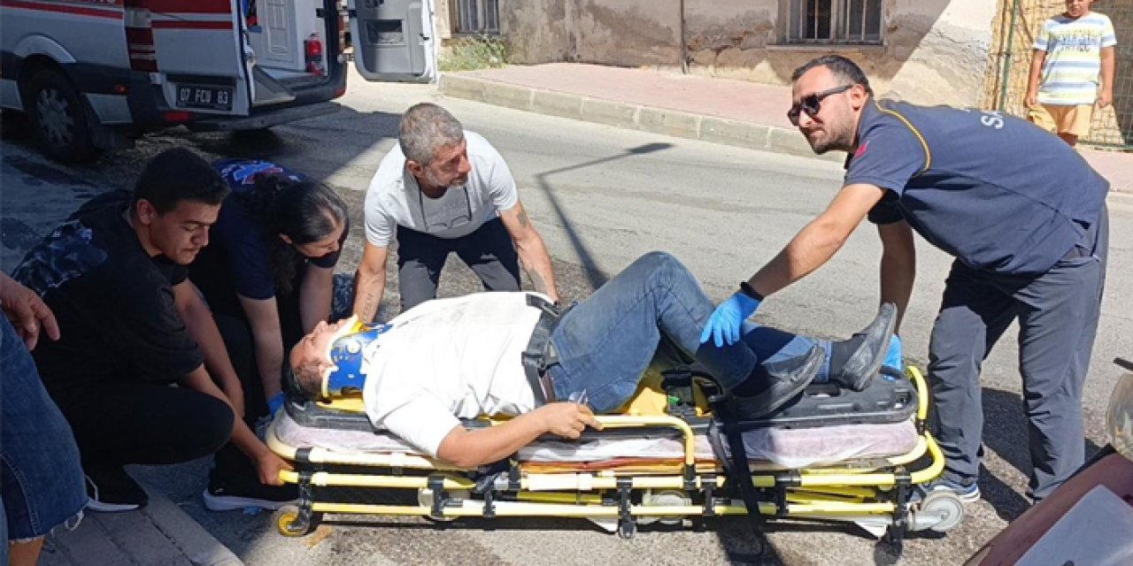 Manavgat’ta ehliyetsiz sürücü kaygan yolda devrildi