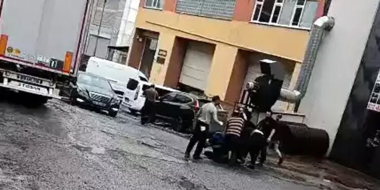Depoda ürün indirilirken çıkan tartışma tekmeli yumruklu kavgaya dönüştü