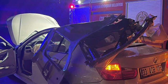 Çamlıyayla-Tarsus yolunda trafik kazası: 1 ölü, 1 yaralı