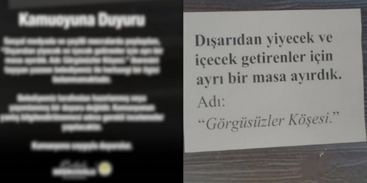 Etimesgut’ta “Görgüsüzler Köşesi” tepkisi: Belediye ve işletmeden açıklama