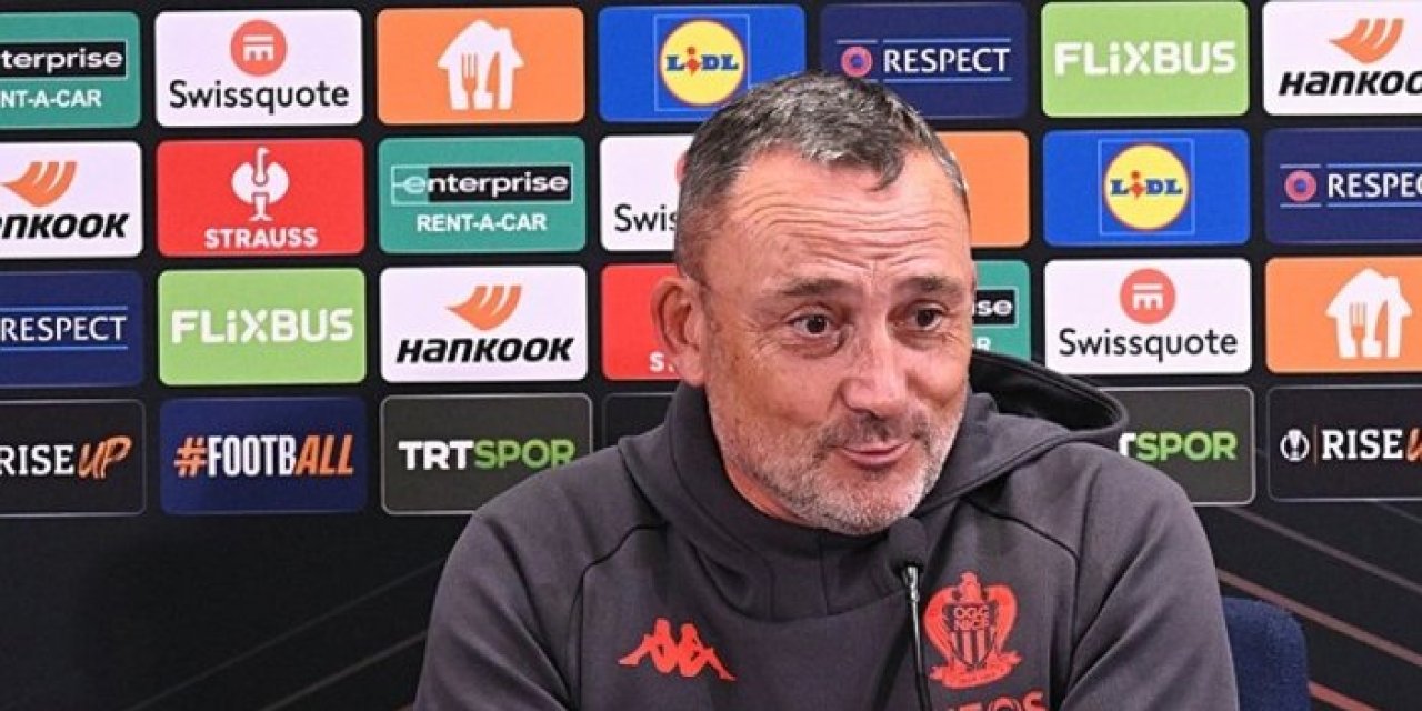 Nice teknik direktörü açıkladı: Fenerbahçe hakkında konuştu