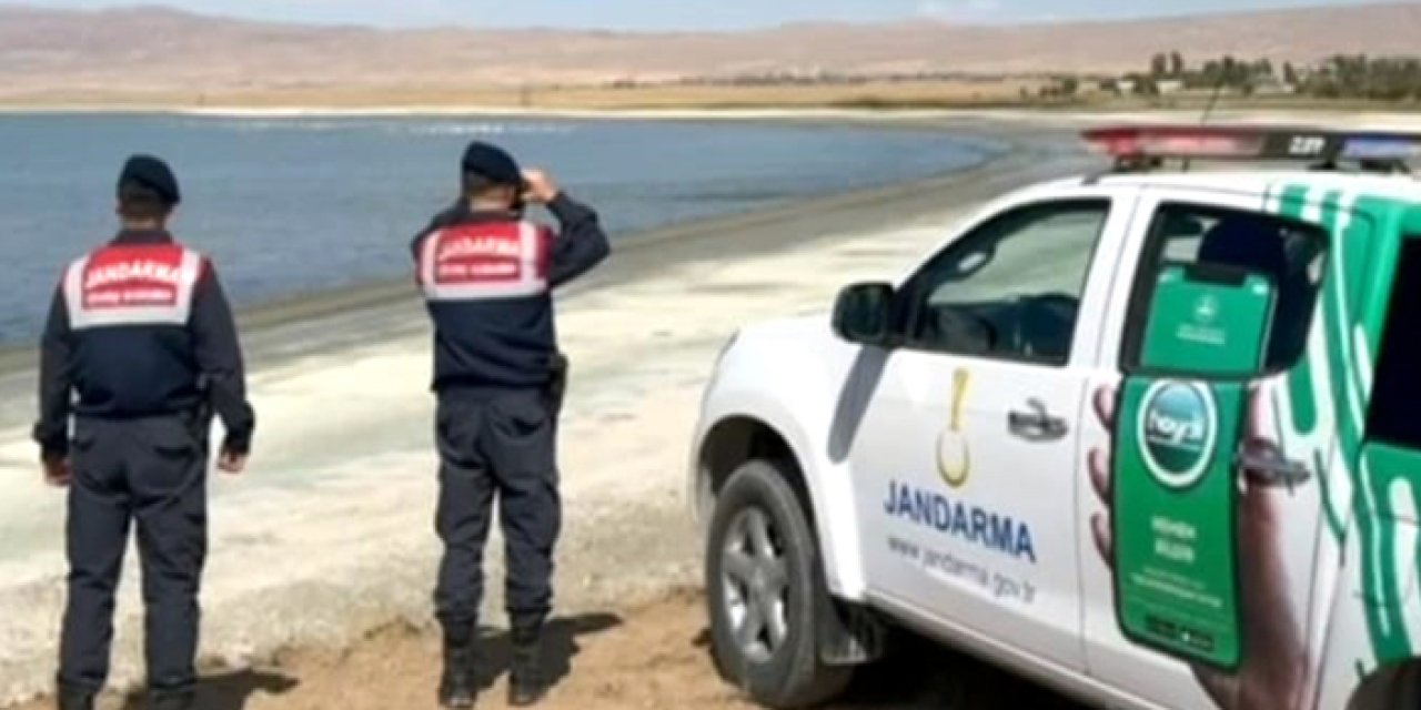 Flamingolar için 7/24 Jandarma devriyesi