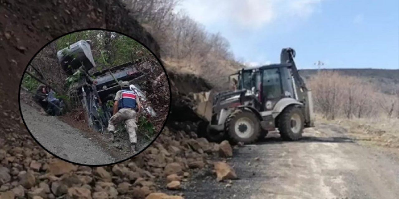 Hatay’da toprak kayması faciası: Kepçe uçuruma yuvarlandı, 1 ölü