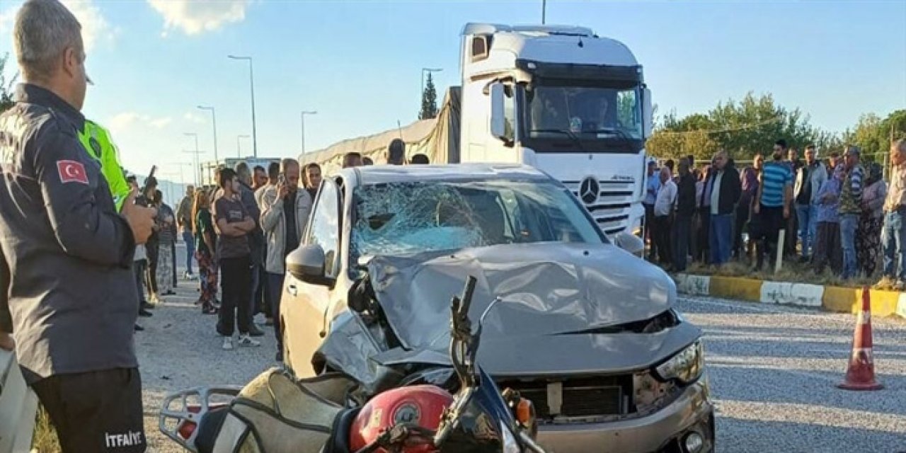 Manisa’da feci kaza: Otomobil ile motosiklet çarpıştı, sürücü hayatını kaybetti