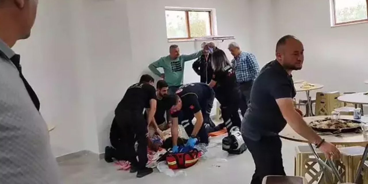 Nefes borusuna et parçası kaçan yaşlı adam, Heimlich manevrası ve kalp masajıyla kurtarıldı