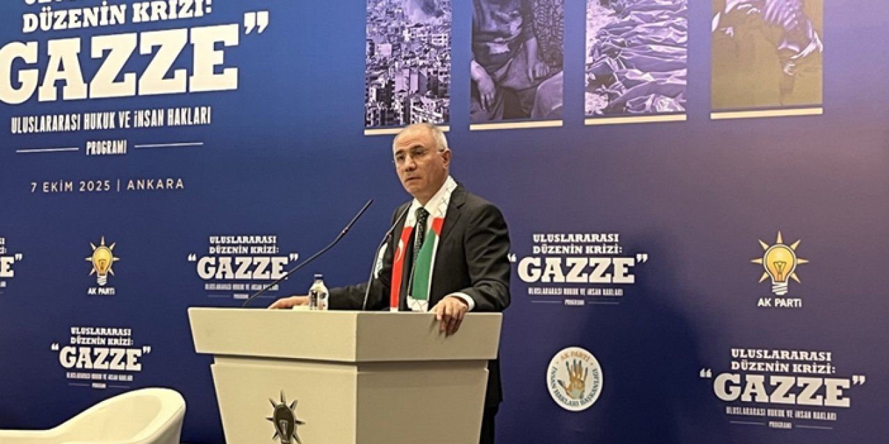 Efkan Ala: Gazze'nin sesi Recep Tayyip Erdoğan'dır