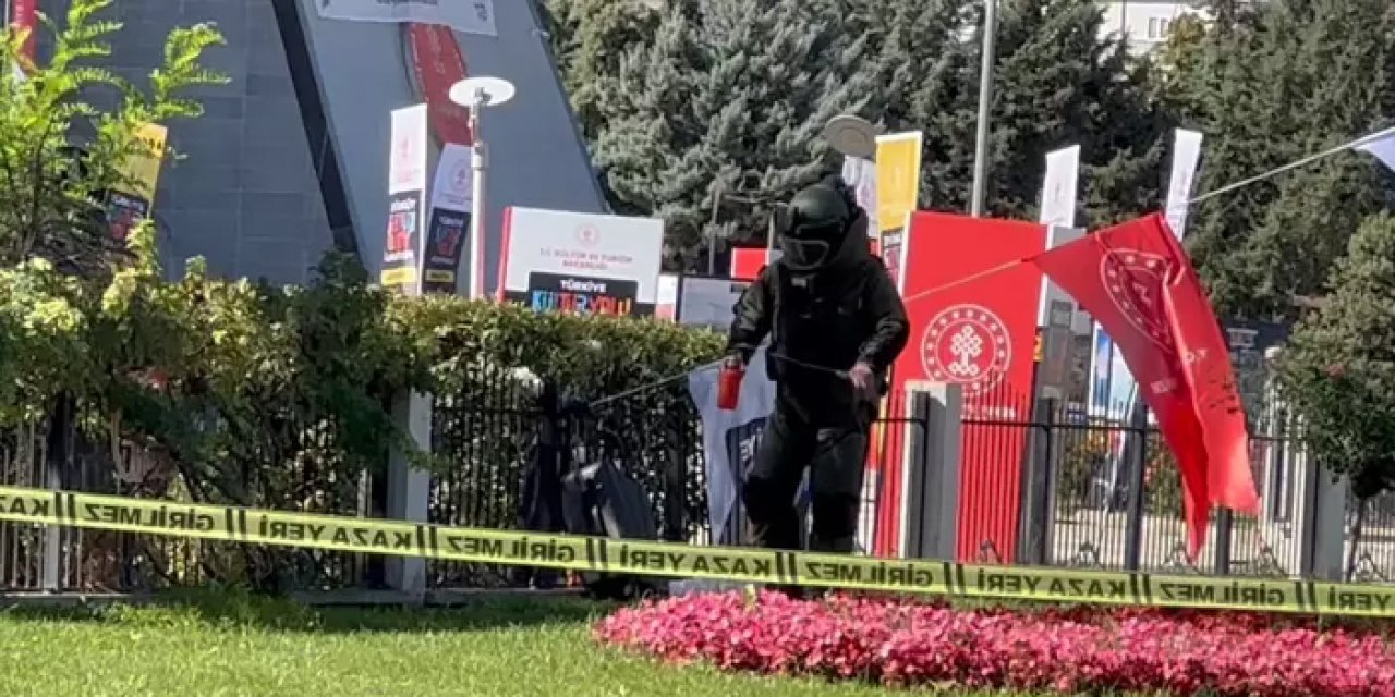 Malatya’da Kongre Merkezi önünde panik: Şüpheli valiz boş çıktı