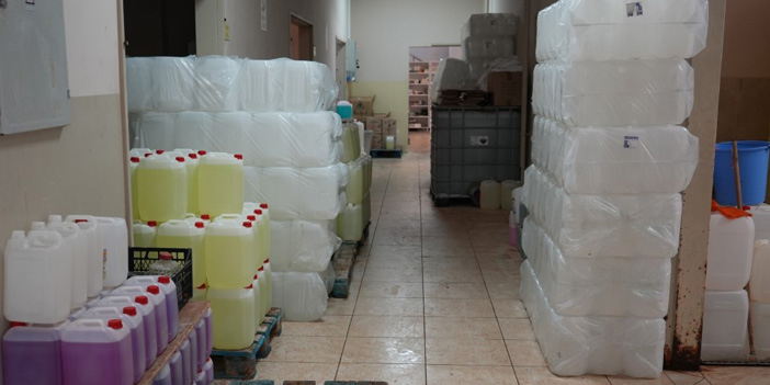 Samsun’da lise fabrikaya dönüştü: 150 ton temizlik malzemesi üretilecek!