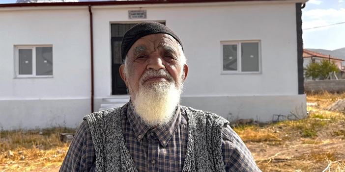 Çocukları köye dönmedi, 91 yaşındaki baba mirasını satarak cami yaptırdı