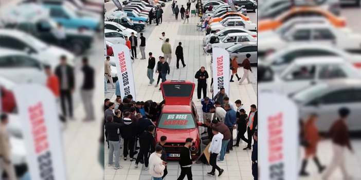 Sincan Otomobil Festivali'nde adrenalin dolu anlar yaşandı