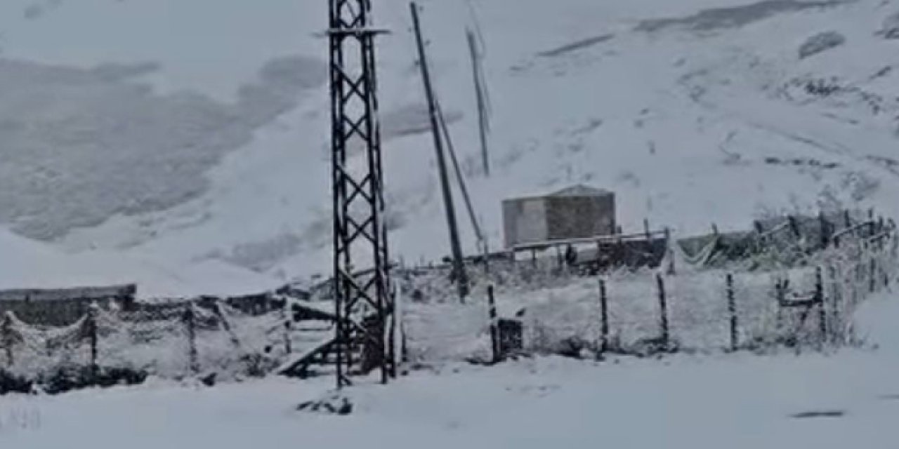 Ordu’nun zirvesine mevsimin ilk karı düştü