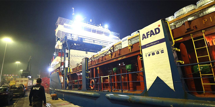 AFAD: Gazze’ye 16 Gemi, 14 Uçakla 101 Bin Ton Yardım Gönderildi