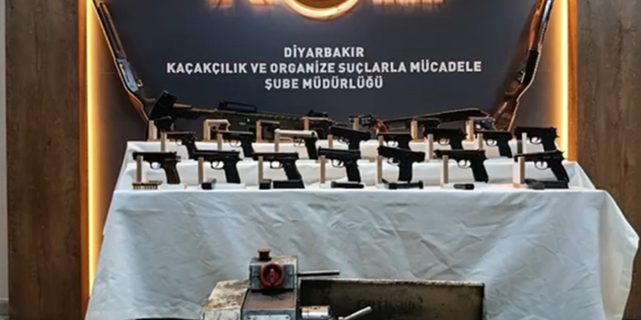 Diyarbakır merkezli 13 ilde silah kaçakçılığı operasyonu