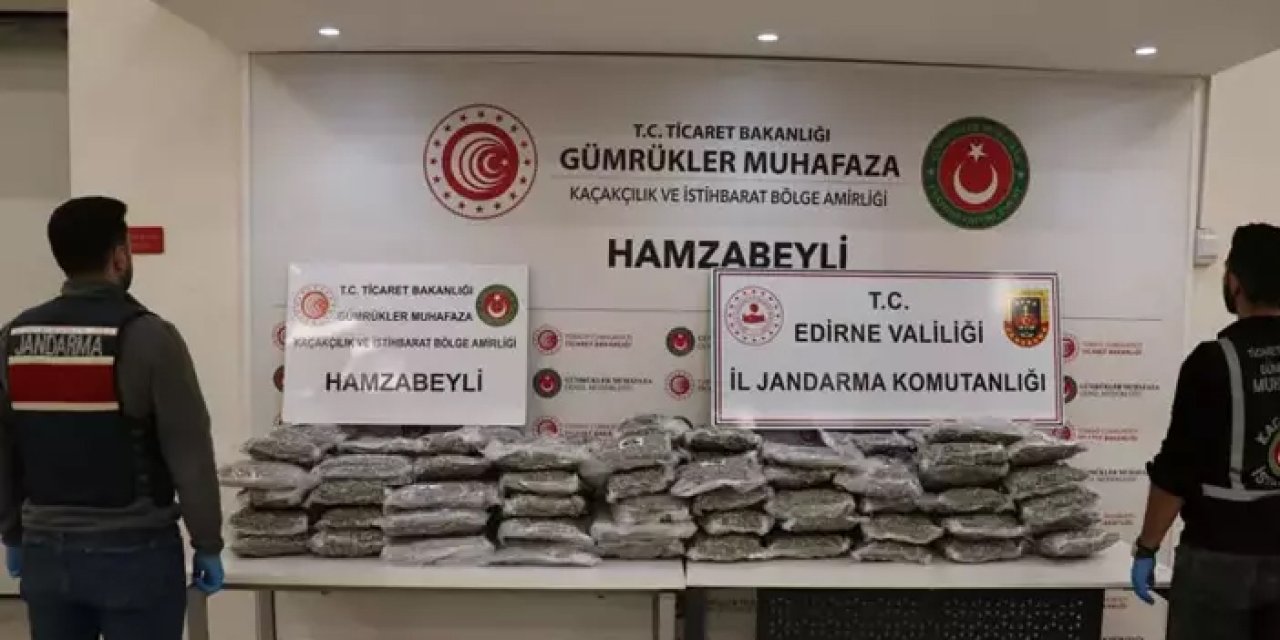 Gümrük Kapısı’nda dev operasyon: 105 kilo esrar ele geçirildi
