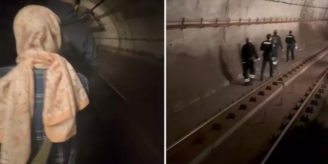 Metroda İntihar Girişimi: Seferler Durduruldu, Vatandaşlar Raylarda Yürüdü